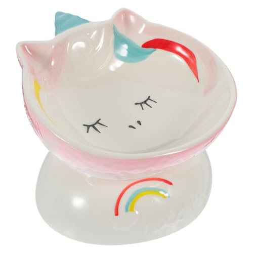 COLLBATH Napf Für Hunde Und Katzen Keramik Futternapf Wassernapf Für Haustiere Innenbereich Tränke Leckerlispender von COLLBATH