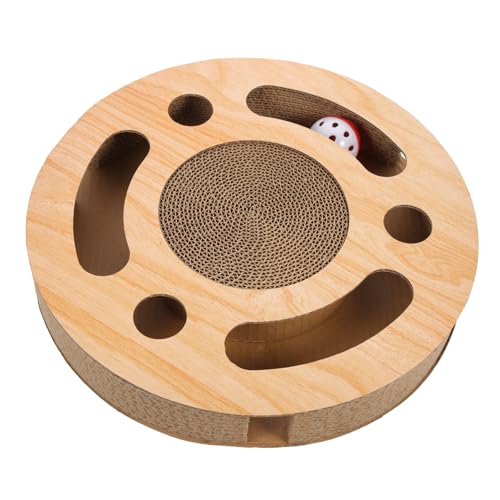 COLLBATH Korrigiertes Produktangebot Katzen Kratzbrett Aus Wellpappe Rotierendes Katzen Spielzeug Für Krallenpflege Kompakt Und Multifunktional Zum Schutz Von Möbeln Und Strapazierfähig COLLBATH Korrigiertes Produktangebot Katzen Kratzbrett Aus Wellpappe Rotierendes Katzen Spielzeug Für Krallenpflege Kompakt Und Multifunktional Zum Schutz Von Möbeln Und Strapazierfähig von COLLBATH