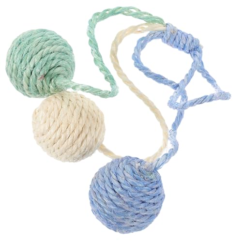 COLLBATH Katzenspielzeug Sisalball Katzenball Kratzbälle Für Katze Kätzchenjagdball Teaser-katzenspielzeug Bälle Für Katzen Beißspielzeug Für Katzen Katzengeschenke Für Wohnungskatzen COLLBATH Katzenspielzeug Sisalball Katzenball Kratzbälle Für Katze Kätzchenjagdball Teaser-katzenspielzeug Bälle Für Katzen Beißspielzeug Für Katzen Katzengeschenke Für Wohnungskatzen von COLLBATH