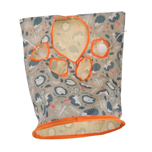 COLLBATH Katzentunnel interaktives katzenspielzeug Interactive cat Toy für Katzen Toys spielwaren Spieltunnel drinnen Katzenhausbett Katze versteckt Stoff Blue von COLLBATH