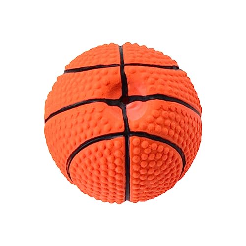 COLLBATH Latex Basketball Hundespielzeug Mit Geräuschfunktion Kauspielzeug Für Hunde Molar Spielzeug Für Zahnpflege Robust Und Langlebig Interaktives Spielzeug Für Kleine Und Große von COLLBATH