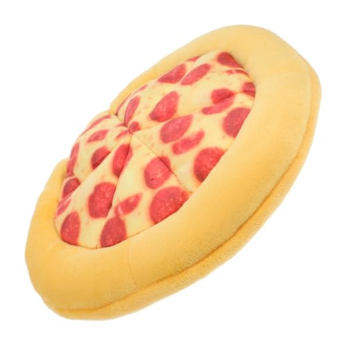 COLLBATH Hundespielzeug Quietschendes Haustier-zahnreinigungsspielzeug Hundezahnspielzeug Sound-kauspielzeug Für Hunde in Pizzaform von COLLBATH