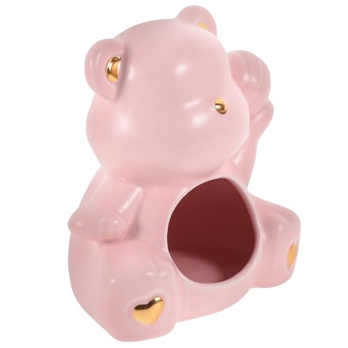 COLLBATH Kera"mi"sches Hamsterhaus Niedliches Hamsterversteck Bärenform Gemütlicher Schlafplatz Für Kleintiere Ideal Für Hamsterkäfige Mattem Perfekte Rückzugsmöglichkeit COLLBATH Kera"mi"sches Hamsterhaus Niedliches Hamsterversteck Bärenform Gemütlicher Schlafplatz Für Kleintiere Ideal Für Hamsterkäfige Mattem Perfekte Rückzugsmöglichkeit von COLLBATH