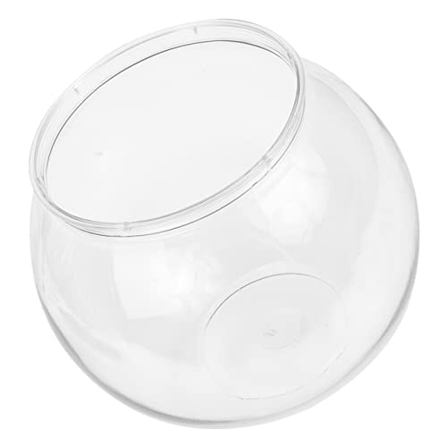 COLLBATH Klarer Kunststoff Fischbehälter Kleiner Aquarientank für Goldfische und Dekoration und Langlebige Transparente Fischschale für Zuhause und Büro Multifunktionale Aquarium Lösung für von COLLBATH