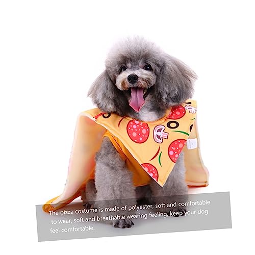 COLLBATH Haustierkleidung Hundemantel Haustierkleidung Pizza-Design Hundepullover Elegant Detailliert Für Cosplay Party Urlaubsfotos COLLBATH Haustierkleidung Hundemantel Haustierkleidung Pizza-Design Hundepullover Elegant Detailliert Für Cosplay Party Urlaubsfotos von COLLBATH