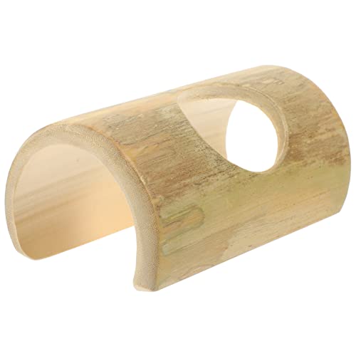 COLLBATH Kleintier Tunnelspielzeug Aus Natürlichem Atmungsaktiver Hamster Tunnel Für Versteck Und Spielspaß Für Hamster Meerschweinchen Und Andere Kleine Haustiere von COLLBATH