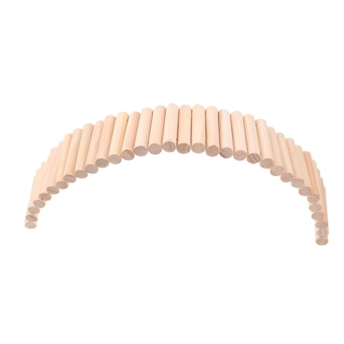 COLLBATH Hölzerne Hamsterbrücke Spielzeug 6 x 30 cm Kletterleiter für Chinchilla sicheres natürliches Holz Haustierkäfig-Zubehör COLLBATH Hölzerne Hamsterbrücke Spielzeug 6 x 30 cm Kletterleiter für Chinchilla sicheres natürliches Holz Haustierkäfig-Zubehör von COLLBATH