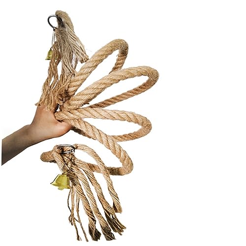 COLLBATH Papagei Schaukel Seil Spielzeug Papagei Seil Schaukel Hängen Spielzeug Vogel Klettern Seil Papagei Vogel Puzzle Spielzeug Haustier Vogel Papagei von COLLBATH