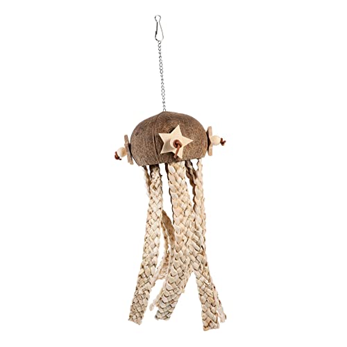 COLLBATH Vogel-kauspielzeug Aus Kokosnussschalen Futtersuchspielzeug Für Papageien Spielzeug Für Kleine Vögel Mit Haken Robust Und Langlebig Für Käfig COLLBATH Vogel-kauspielzeug Aus Kokosnussschalen Futtersuchspielzeug Für Papageien Spielzeug Für Kleine Vögel Mit Haken Robust Und Langlebig Für Käfig von COLLBATH