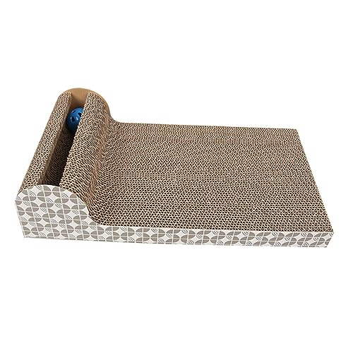 COLLBATH Korrigierter Katzenkratzbrett mit Katzenkratzsäule aus Wellenförmigem Farbenfrohes für Katzen Kratzen und Langlebig und Sicher für Haustiere COLLBATH Korrigierter Katzenkratzbrett mit Katzenkratzsäule aus Wellenförmigem Farbenfrohes für Katzen Kratzen und Langlebig und Sicher für Haustiere von COLLBATH