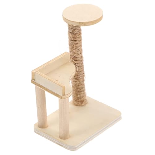 COLLBATH Kratzbaummodell aus Holz Turm drinnen klein katzenbaum Mini-Katzenpost Mini- -Kratzbaum- Desktop-Ornament Mini Kratzbaum aus Holz Mini-Kratzbaumschmuck Birke COLLBATH Kratzbaummodell aus Holz Turm drinnen klein katzenbaum Mini-Katzenpost Mini- -Kratzbaum- Desktop-Ornament Mini Kratzbaum aus Holz Mini-Kratzbaumschmuck Birke von COLLBATH