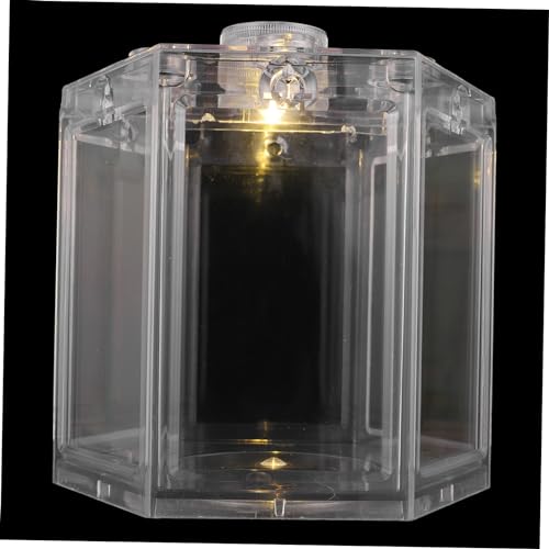 COLLBATH Kreatives Aquarium für Desktop Transparentes Fischbecken mit Warmem Licht Dekoration für Wohnzimmer und DIY Gestaltbar Reinigen Mikrolandschaften und Aquarienliebhaber COLLBATH Kreatives Aquarium für Desktop Transparentes Fischbecken mit Warmem Licht Dekoration für Wohnzimmer und DIY Gestaltbar Reinigen Mikrolandschaften und Aquarienliebhaber von COLLBATH