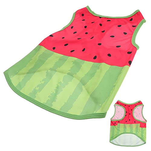 COLLBATH Kühlweste für Hunde Haustier-T-Shirt mit Wassermelonen-Design leicht zu tragende Kühlkleidung für Haustiere Hundeweste Sommerkleidung für Hunde COLLBATH Kühlweste für Hunde Haustier-T-Shirt mit Wassermelonen-Design leicht zu tragende Kühlkleidung für Haustiere Hundeweste Sommerkleidung für Hunde von COLLBATH