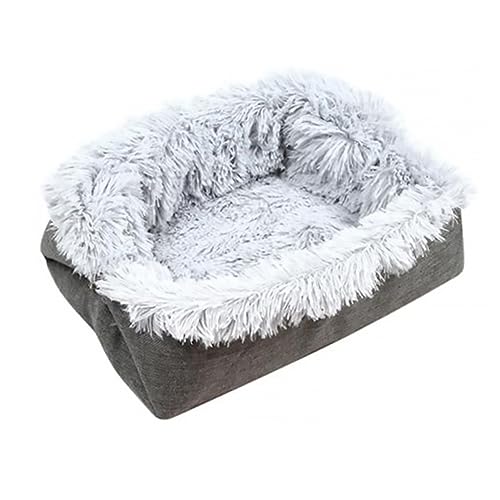COLLBATH Kuscheliges Katzenbett Katzenkissen Winter Warm Tierbett Tragbar für Katzen und Kleine Plüschmaterial für Transportboxen und Gemütlicher Schlafplatz von COLLBATH