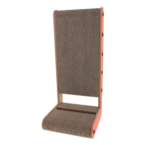 COLLBATH L-förmiges Katzenkratzbrett: 90°-Kratzbrett aus Wellpapier für spielende Hauskatzen – Kratzbett für Kätzchen in Wandnähe COLLBATH L-förmiges Katzenkratzbrett: 90°-Kratzbrett aus Wellpapier für spielende Hauskatzen – Kratzbett für Kätzchen in Wandnähe von COLLBATH