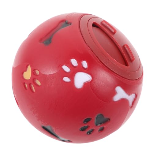 COLLBATH Aktives Spielzeug für Hunde auslaufendes Futter interaktiver Hundespielzeug mit auslaufendem Futter auslaufender Duftball für das Training von Haustieren Rot COLLBATH Aktives Spielzeug für Hunde auslaufendes Futter interaktiver Hundespielzeug mit auslaufendem Futter auslaufender Duftball für das Training von Haustieren Rot von COLLBATH