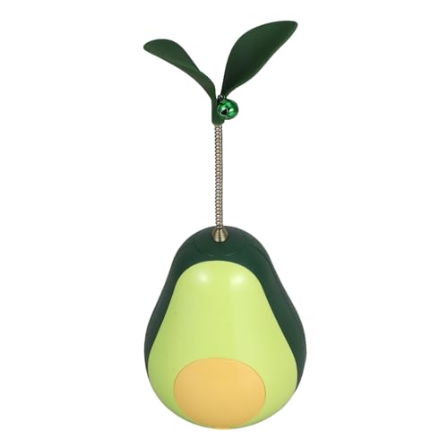 COLLBATH Leckerli-futterspender Für Katzen in Avocadoform, Interaktiver Wackel-snackspender Mit Feder-Teaser-zauberstab, Neuartiges Katzenfutter-Puzzle-Spielzeug COLLBATH Leckerli-futterspender Für Katzen in Avocadoform, Interaktiver Wackel-snackspender Mit Feder-Teaser-zauberstab, Neuartiges Katzenfutter-Puzzle-Spielzeug von COLLBATH
