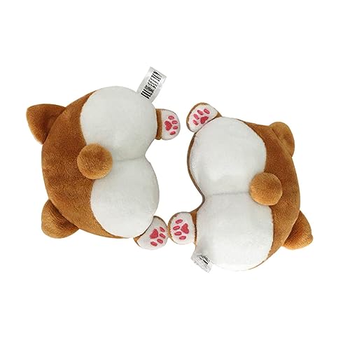 COLLBATH Corgi Hundespielzeug Mit Geräuschfunktion Interaktives Kuscheltier Für Hunde Lustiges Und Süßes Kauspielzeug Für Welpen Und Kleine Hunde Für Spiel Und Unterhaltung von COLLBATH