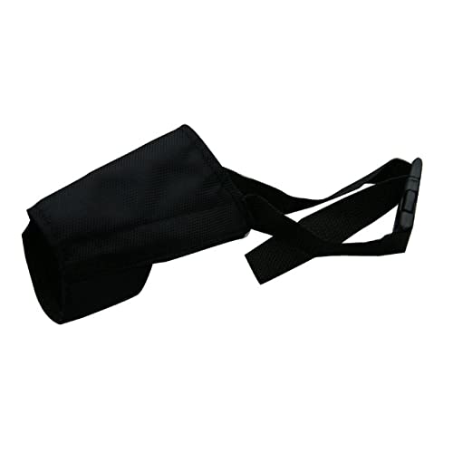 COLLBATH Verstellbarer Nylon Hundemaulkorb 16cm Sicherer Maulkorb für Welpen von Beißen und Kauen Atmungsaktiv und Bequem mit Schnellverschluss von COLLBATH
