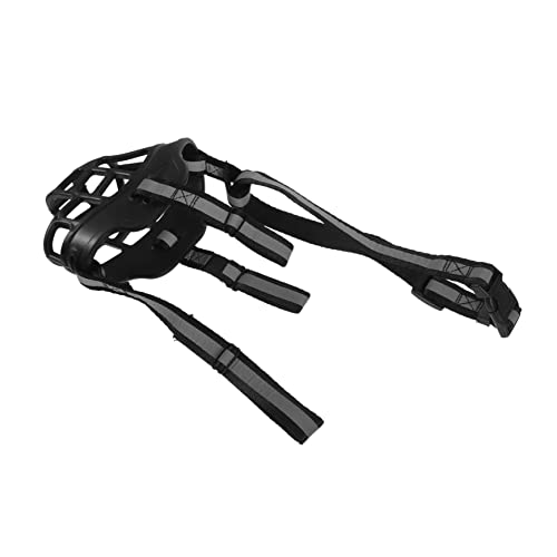 COLLBATH Atmungsaktive Maulkorb-Abdeckung Für Hunde Maske Für Haustier-maulkorb Bellen Hunde- 4XL Reflektierend Schwarz COLLBATH Atmungsaktive Maulkorb-Abdeckung Für Hunde Maske Für Haustier-maulkorb Bellen Hunde- 4XL Reflektierend Schwarz von COLLBATH