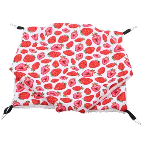 COLLBATH Meerschweinchenbett Hängematte Für Kleintiere Doppellagige Und Bequeme Hängematte Aus Fleece Für Hamster Und Chinchillas Gemütliches Zubehör Für Käfige COLLBATH Meerschweinchenbett Hängematte Für Kleintiere Doppellagige Und Bequeme Hängematte Aus Fleece Für Hamster Und Chinchillas Gemütliches Zubehör Für Käfige von COLLBATH