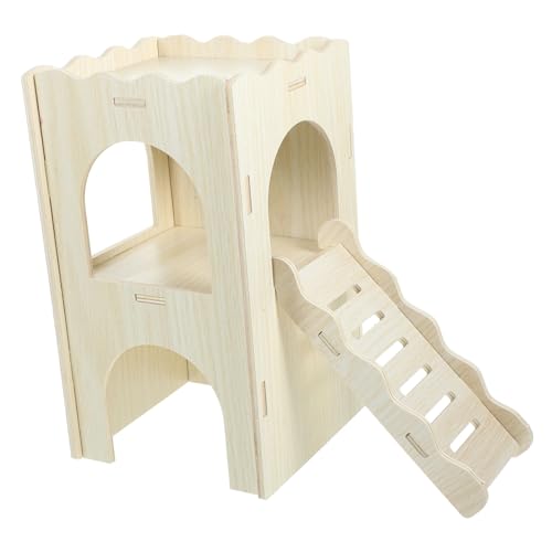 COLLBATH Hamsterversteck aus Holz mit Leiter mehrstufiges Versteck für Chinchillas Meerschweinchen Spielzeug sicher stabil COLLBATH Hamsterversteck aus Holz mit Leiter mehrstufiges Versteck für Chinchillas Meerschweinchen Spielzeug sicher stabil von COLLBATH