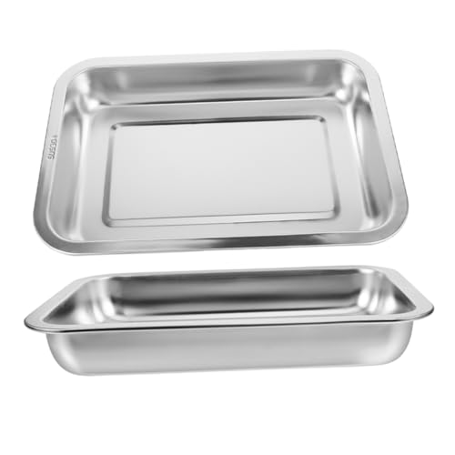 COLLBATH Metall Katzentoilette Rechteckig Offene Katzentoilette Mit Flachem Rand Für Katzen Und Kätzchen COLLBATH Metall Katzentoilette Rechteckig Offene Katzentoilette Mit Flachem Rand Für Katzen Und Kätzchen von COLLBATH