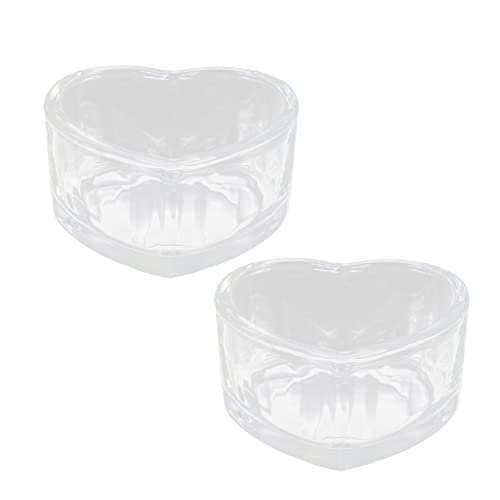 COLLBATH Nutriups 2st Futternapf Für Hamster Kleiner Wassernapf Für Hamster Rattenschüssel Für Den Haushalt Hamsternapf Für Futter Wasserspender Für Ratten Kleine Rattenschale Transparent Glas von COLLBATH