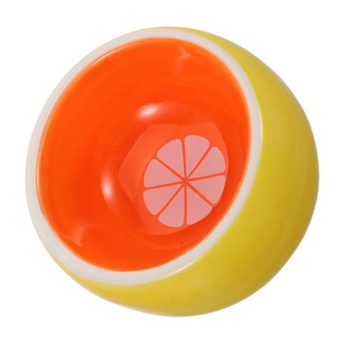 COLLBATH Orange Design Wasserschale für Hamster Meerschweinchen Rennmäuse Chinchillas Ratten und Kaninchen rutschfest und Leicht zu Reinigen COLLBATH Orange Design Wasserschale für Hamster Meerschweinchen Rennmäuse Chinchillas Ratten und Kaninchen rutschfest und Leicht zu Reinigen von COLLBATH