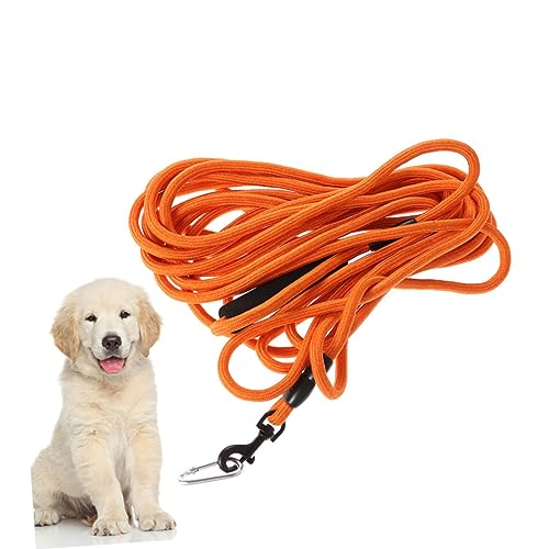 COLLBATH 3m Outdoor Für Hunde Trainingsseil Für Mittelgroße Hunde Leuchtendem Orange Für Und Training von COLLBATH