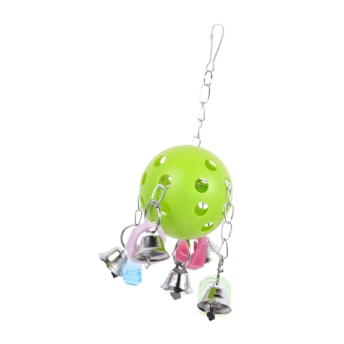 COLLBATH Papageien-spielspielzeug Vogel-beißspielzeug Bunte Glocke Zum Aufhängen Käfig-Dekoration Haustier-papageienspielzeug Für Sittiche Und Eichhörnchen von COLLBATH