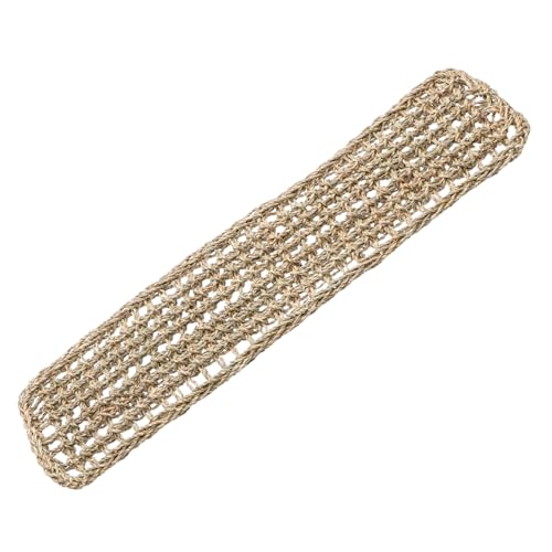 COLLBATH Papagei Hängematte aus Seegras und Rattan Multifunktionales Kletter und Kauspielzeug für Verschiedene Papageienarten Fördert Gesundheit und Bewegung von COLLBATH