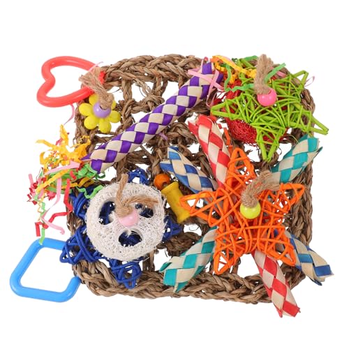 COLLBATH Papagei Spielzeug Hängend Vogelkäfig Kauen Spielzeug für Papageien Beißspielzeug aus Holz Attraktives Vogel Hängespielzeug Haustier Zubehör für Vögel COLLBATH Papagei Spielzeug Hängend Vogelkäfig Kauen Spielzeug für Papageien Beißspielzeug aus Holz Attraktives Vogel Hängespielzeug Haustier Zubehör für Vögel von COLLBATH
