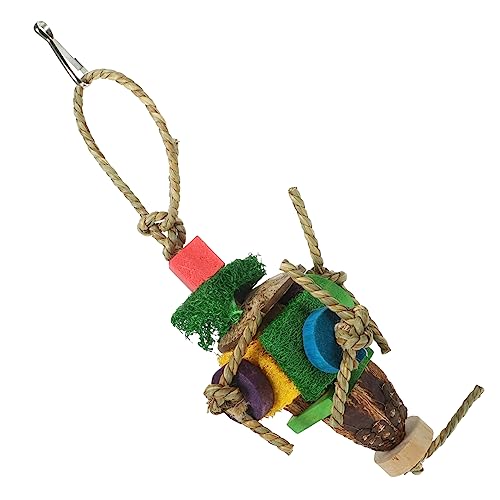 COLLBATH Vogelspielzeug Für Papageien Hängend Kauen Spielzeug Aus Holzmaterial Mit Exquisiter Verarbeitung Zum Aufhängen Für Vögel Und Papageien Käfig Versorgung COLLBATH Vogelspielzeug Für Papageien Hängend Kauen Spielzeug Aus Holzmaterial Mit Exquisiter Verarbeitung Zum Aufhängen Für Vögel Und Papageien Käfig Versorgung von COLLBATH