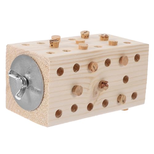 COLLBATH Vogel Holz Block Kauen Spielzeug Papagei Futtersuche Ausbildung Schreddern Holz Blöcke für Ziervögel Papagei Spielzeug COLLBATH Vogel Holz Block Kauen Spielzeug Papagei Futtersuche Ausbildung Schreddern Holz Blöcke für Ziervögel Papagei Spielzeug von COLLBATH