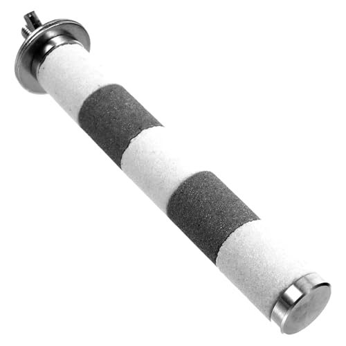 COLLBATH Papageienpfoten Schleifstab Für Kleine Vögel Edelstahl 15cm Mit Spielzeug Funktion Geeignet Für Papageien Und Sittiche von COLLBATH