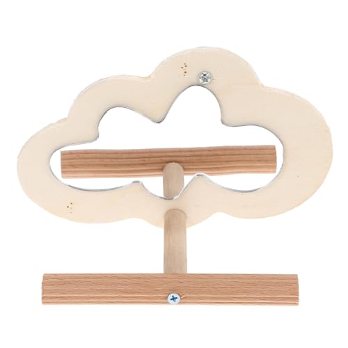 COLLBATH Vogelspiegel Mit Sitzstangenständer Vogelspielzeug Aus Holz Für Nymphensittiche Kreativer Papageienständer Für Ziervögel COLLBATH Vogelspiegel Mit Sitzstangenständer Vogelspielzeug Aus Holz Für Nymphensittiche Kreativer Papageienständer Für Ziervögel von COLLBATH