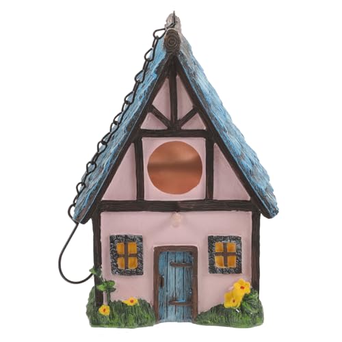 COLLBATH Papagei Vogelhaus hängendes dekoratives - Outdoor- Wilde Häuser Meise Taube vogelhäuser für draußen Garden Decor Vogelnest Dekoration Vogelnest aus Kunstharz von COLLBATH