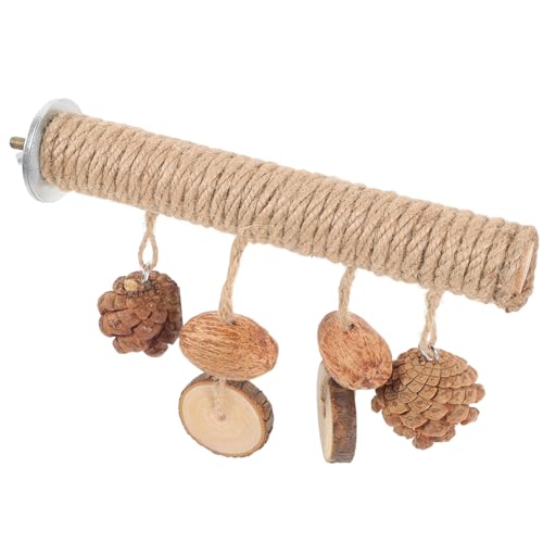 COLLBATH Nymphensittich Spielzeug Vogel Spielzeug Für Sittiche Papagei Zubehör Robust Vogel Spielzeug Papagei Kauen Station von COLLBATH