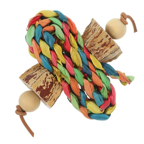 COLLBATH Hölzernes Kauspielzeug Für Vögel Chewing Toy Für Papageien Hängendes Spielzeug Für Wellensittiche Und Andere Kleine Vögel Fördert Für Vogelkäfige COLLBATH Hölzernes Kauspielzeug Für Vögel Chewing Toy Für Papageien Hängendes Spielzeug Für Wellensittiche Und Andere Kleine Vögel Fördert Für Vogelkäfige von COLLBATH