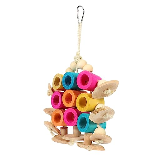 COLLBATH Papagei Spielzeug Für Vögel 9 Loch Kauen Ausbildung Spielzeug Sicher Robust Vogel Decor COLLBATH Papagei Spielzeug Für Vögel 9 Loch Kauen Ausbildung Spielzeug Sicher Robust Vogel Decor von COLLBATH