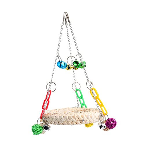 COLLBATH Papagei Stroh Schaukel Spielzeug Kauen Rattan Bälle Vogel Käfig Spielzeug Sicher Für Ziervögel Sittiche Papageien COLLBATH Papagei Stroh Schaukel Spielzeug Kauen Rattan Bälle Vogel Käfig Spielzeug Sicher Für Ziervögel Sittiche Papageien von COLLBATH