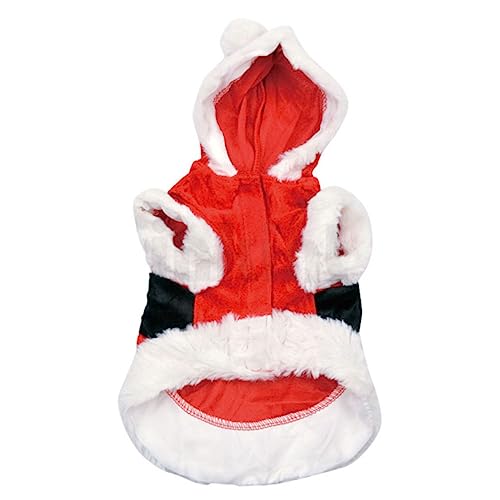 COLLBATH Hundeweste Weihnachten Hundebekleidung für große Hunde kleine hundekleidung Kleider Mäntel Weihnachtskleidung für Haustiere Haustier-Shirts der Hund Verwandlungs-Outfit Mantel rot von COLLBATH