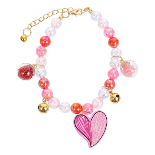 COLLBATH Perlenhalsband Für Hunde Und Katzen Verstellbar Hautverträgliches Material Für Partys Und Feiertage COLLBATH Perlenhalsband Für Hunde Und Katzen Verstellbar Hautverträgliches Material Für Partys Und Feiertage von COLLBATH