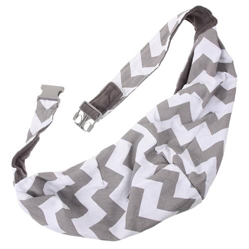 COLLBATH Pet Sling Carrier für Kleine Hunde und Katzen Tragetasche mit Verstellbarem Schultergurt Faltbar für Reisen mit Haustieren Wellig Klein von COLLBATH
