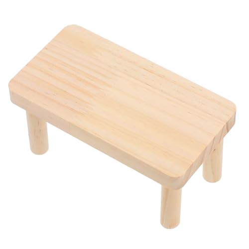 COLLBATH Elegante Hamsterplattform Aus Holz Meerschweinchen Spielzeug Kleintierkäfig Accessoire Dekoratives Rattenspielzeug Hamster Kletterpult von COLLBATH