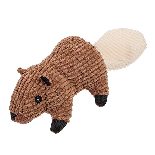 COLLBATH Squeaky Hundespielzeug Plüsch Eichhörnchenform Interaktives Kauspielzeug Für Kleine Hunde Zahnpflege Und Spielerischen Beschäftigung Für Drinnen Und Draußen COLLBATH Squeaky Hundespielzeug Plüsch Eichhörnchenform Interaktives Kauspielzeug Für Kleine Hunde Zahnpflege Und Spielerischen Beschäftigung Für Drinnen Und Draußen von COLLBATH