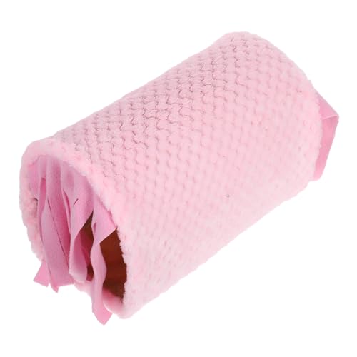 COLLBATH Plüsch-kleintierversteck Hamster-Tunnel Haus Kuscheliges Winternest und Schlafhöhle für Meerschweinchen Chinchillas und Kaninchen Weiche Höhle als Rückzugsort für Kleine Haustiere von COLLBATH