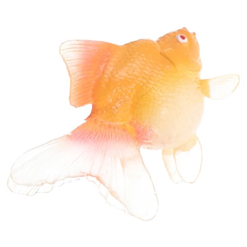COLLBATH Realistisches Goldfisch Modell Kognitives Aquarium Deko Kunstfisch Für Lernen Marinebiologie Simulation Lebensecht von COLLBATH