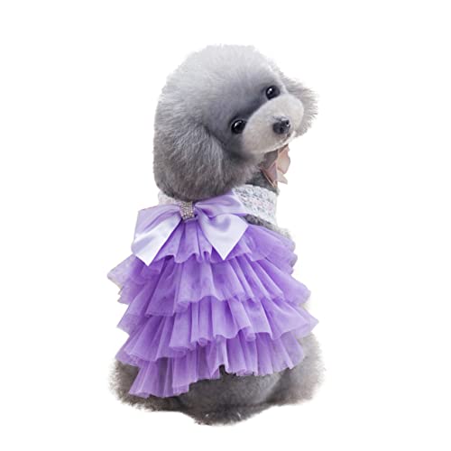 COLLBATH Charmantes Tutu-Kleid Mit Schleife Für Haustierkleidung Spitze Größe L Hundekleid Für Besondere Anlässe COLLBATH Charmantes Tutu-Kleid Mit Schleife Für Haustierkleidung Spitze Größe L Hundekleid Für Besondere Anlässe von COLLBATH
